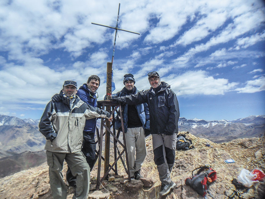 Cumbre del Cerro Penitentes 4350 msnm