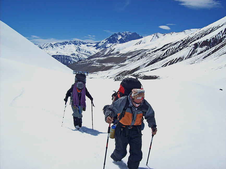 Camino al glaciar